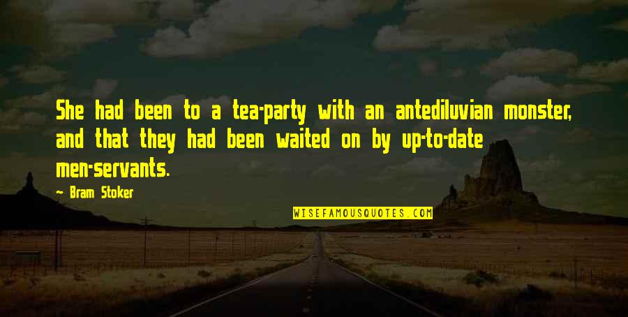 Funny Rubber Ducks Quotes By Bram Stoker: She had been to a tea-party with an Funny Rubber Ducks Quotes By Bram Stoker: She had been to a tea-party with an