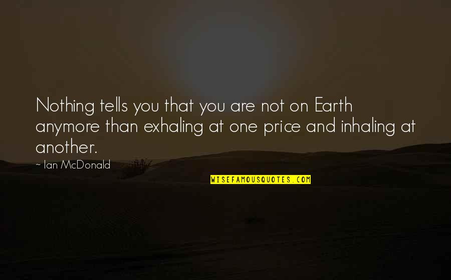 Funny Sales Team Quotes By Ian McDonald: Nothing tells you that you are not on