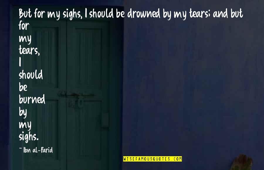 Funny Seltzer Quotes By Ibn Al-Farid: But for my sighs, I should be drowned