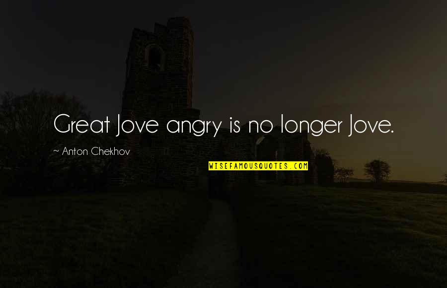 Funny Sheneneh Quotes By Anton Chekhov: Great Jove angry is no longer Jove.