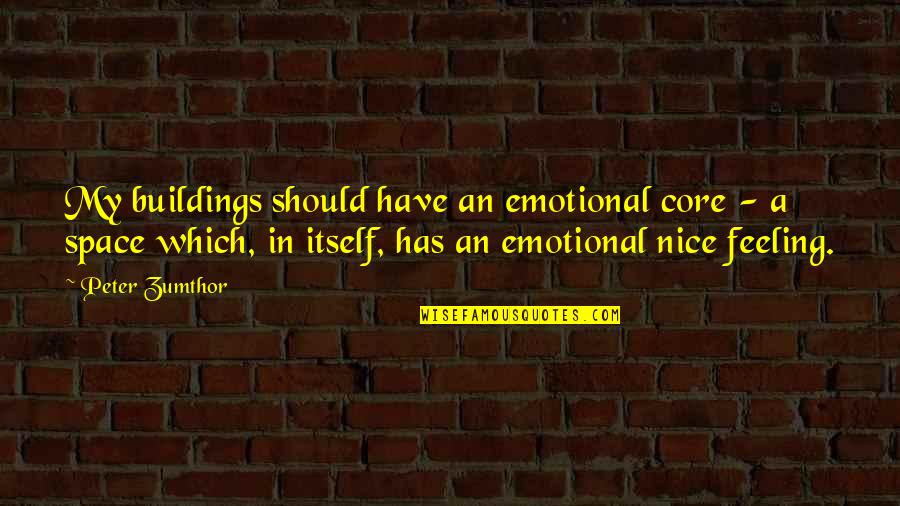 Funny Subway Sandwich Quotes By Peter Zumthor: My buildings should have an emotional core - Funny Subway Sandwich Quotes By Peter Zumthor: My buildings should have an emotional core -