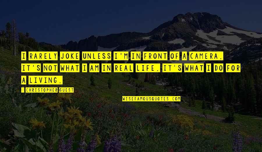 Funny Swedish Quotes By Christopher Guest: I rarely joke unless I'm in front of Funny Swedish Quotes By Christopher Guest: I rarely joke unless I'm in front of