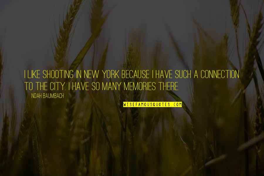 Funny Thrift Store Quotes By Noah Baumbach: I like shooting in New York because I