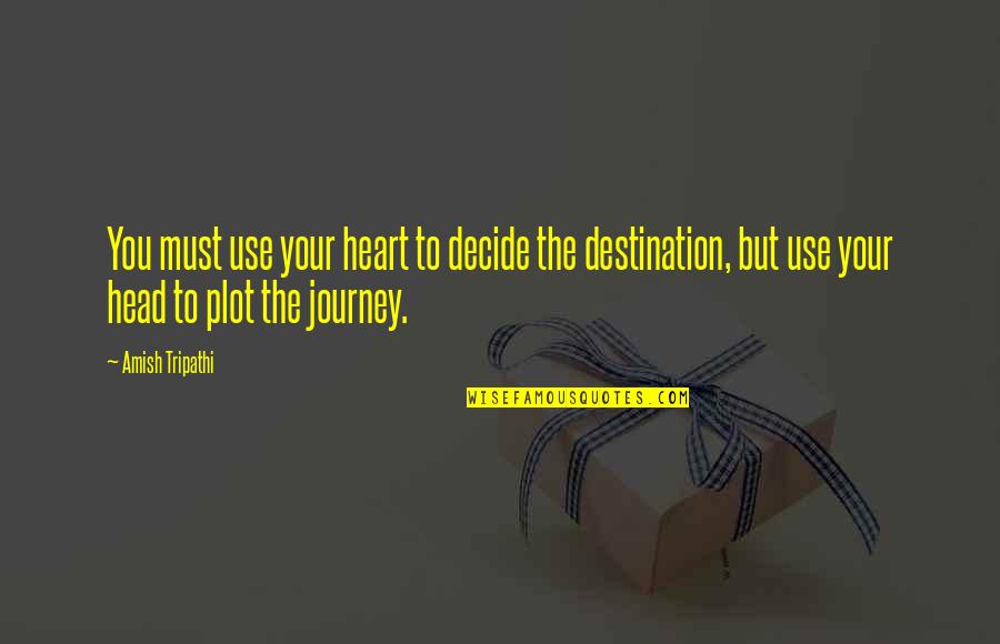 Funny Truth And Lies Quotes By Amish Tripathi: You must use your heart to decide the
