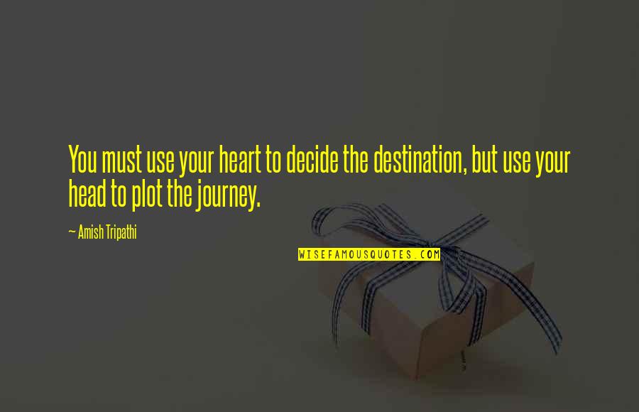 Funny Truth And Lies Quotes By Amish Tripathi: You must use your heart to decide the Funny Truth And Lies Quotes By Amish Tripathi: You must use your heart to decide the