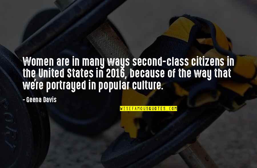 Funny Twitter Bio Quotes By Geena Davis: Women are in many ways second-class citizens in Funny Twitter Bio Quotes By Geena Davis: Women are in many ways second-class citizens in