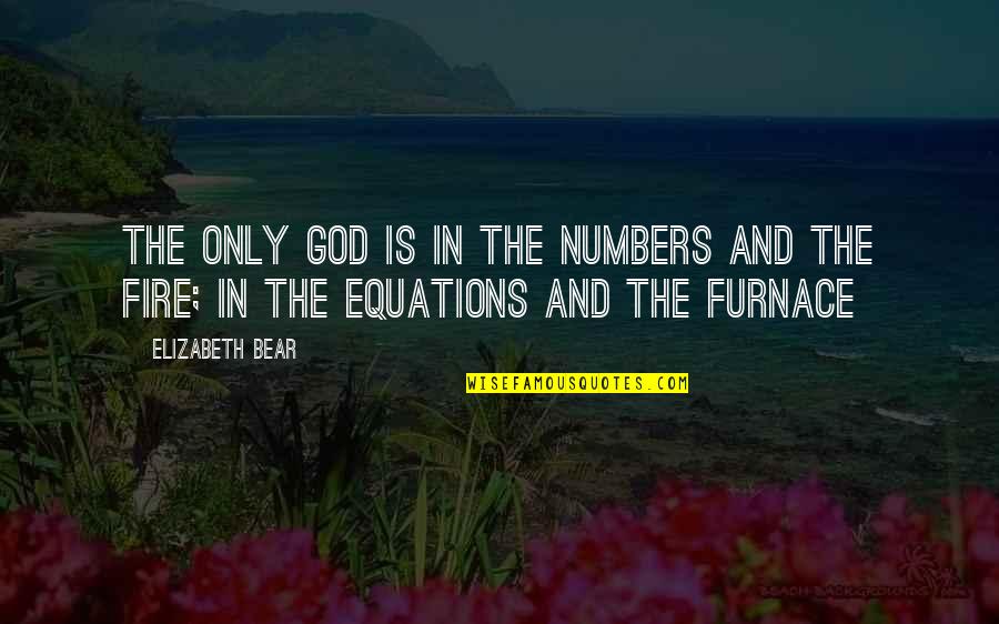 Furnace Quotes By Elizabeth Bear: The only God is in the numbers and