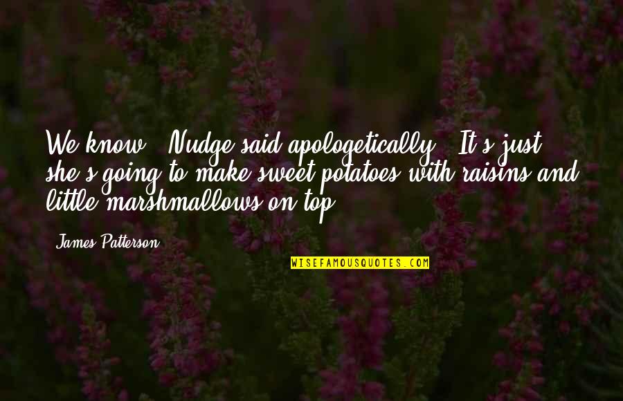 Fussell Well Drilling Quotes By James Patterson: We know," Nudge said apologetically. "It's just - Fussell Well Drilling Quotes By James Patterson: We know," Nudge said apologetically. "It's just -