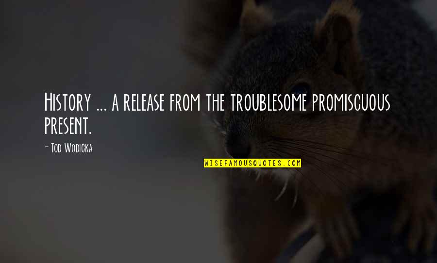 Futajima Machinery Quotes By Tod Wodicka: History ... a release from the troublesome promiscuous