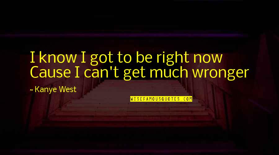 Futbolo Butsai Quotes By Kanye West: I know I got to be right now