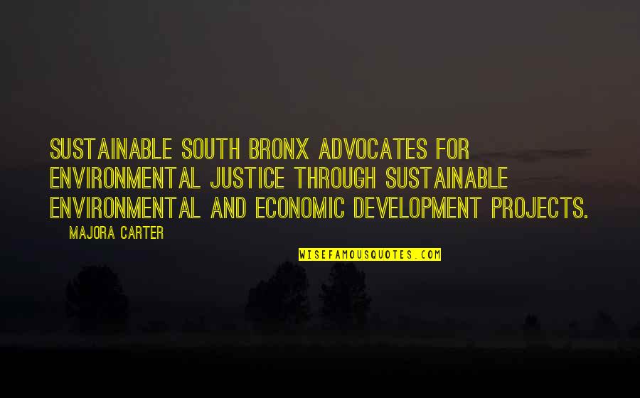 Future Undertaking Quotes By Majora Carter: Sustainable South Bronx advocates for environmental justice through