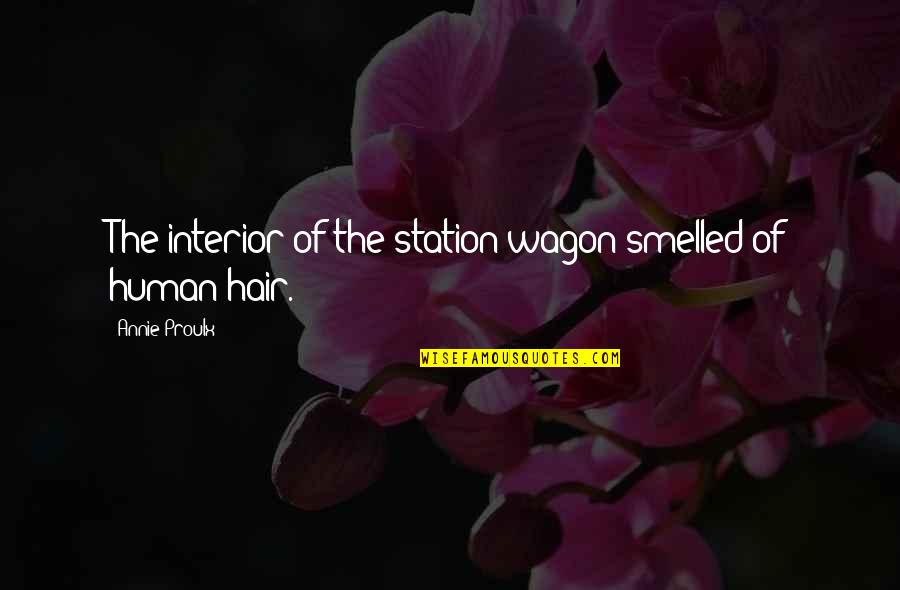 G Wagon Quotes By Annie Proulx: The interior of the station wagon smelled of G Wagon Quotes By Annie Proulx: The interior of the station wagon smelled of