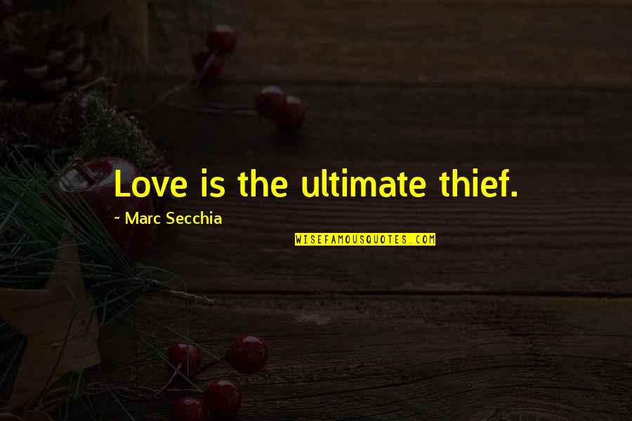 Gabriella Montez Hsm Quotes By Marc Secchia: Love is the ultimate thief. Gabriella Montez Hsm Quotes By Marc Secchia: Love is the ultimate thief.