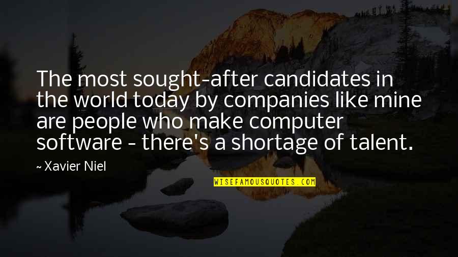 Gadajace Quotes By Xavier Niel: The most sought-after candidates in the world today Gadajace Quotes By Xavier Niel: The most sought-after candidates in the world today