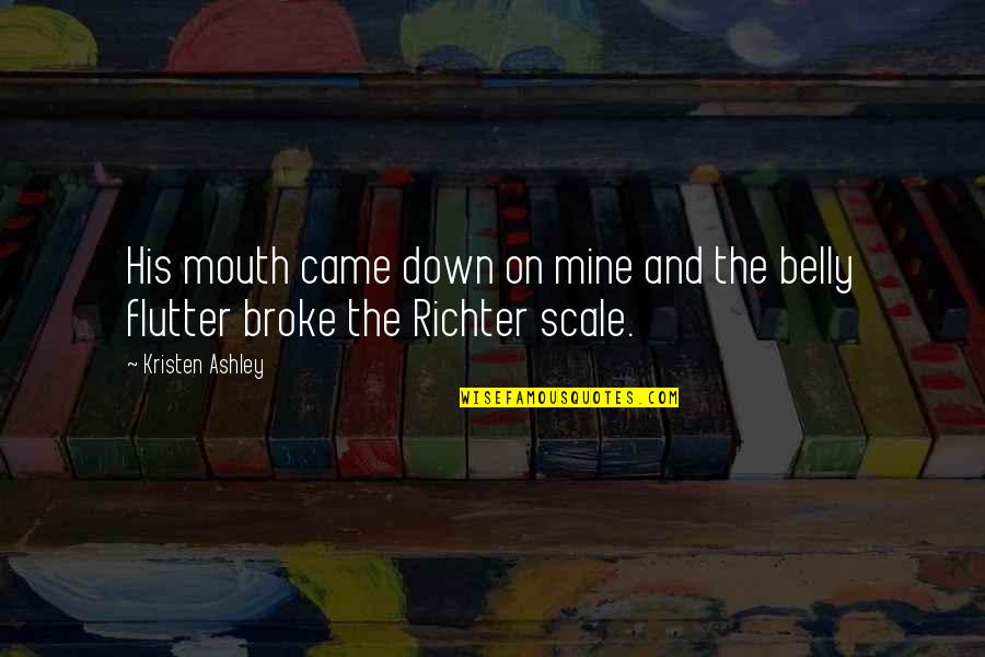 Gadflies Insect Quotes By Kristen Ashley: His mouth came down on mine and the
