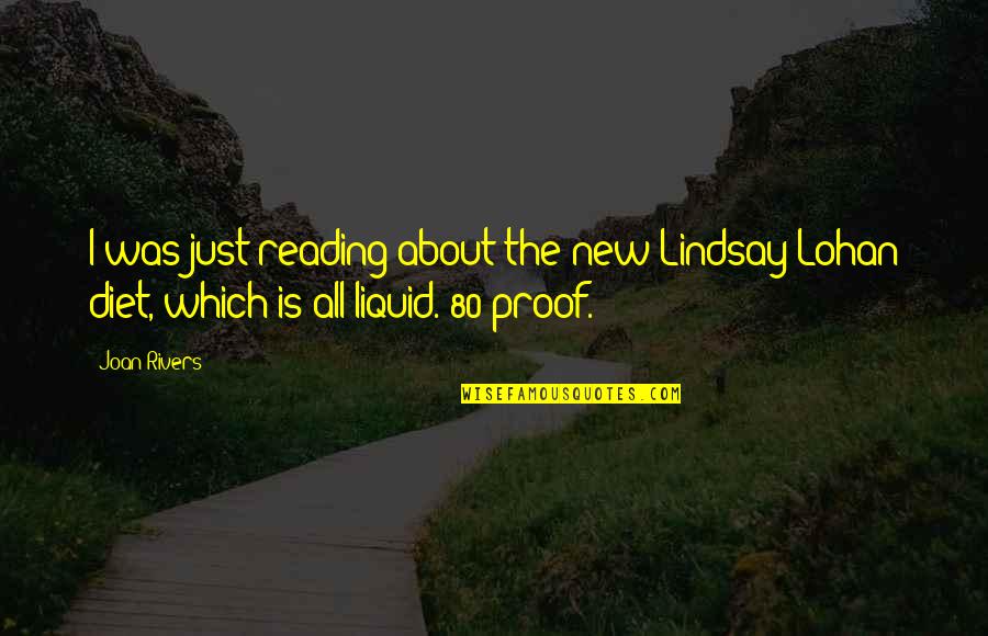 Gafanhotos Africa Quotes By Joan Rivers: I was just reading about the new Lindsay