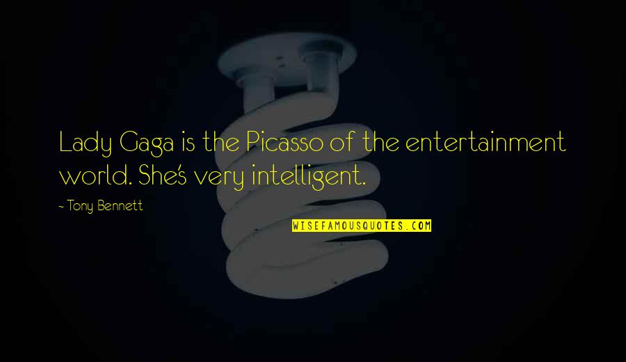 Gaga's Quotes By Tony Bennett: Lady Gaga is the Picasso of the entertainment