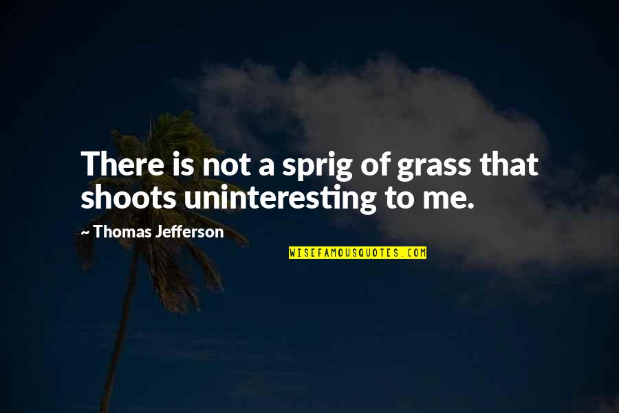 Gaidar Quotes By Thomas Jefferson: There is not a sprig of grass that Gaidar Quotes By Thomas Jefferson: There is not a sprig of grass that