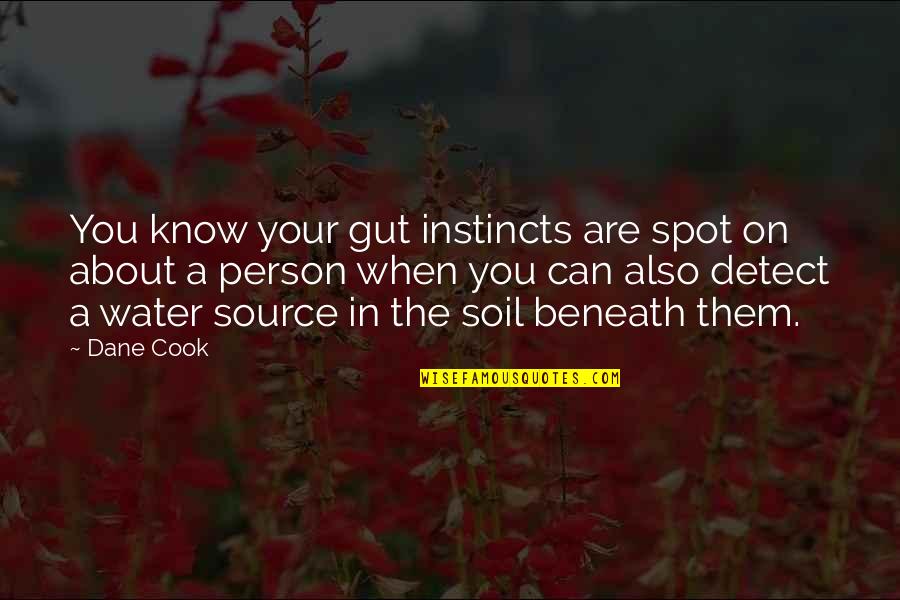Gaillac Maps Quotes By Dane Cook: You know your gut instincts are spot on