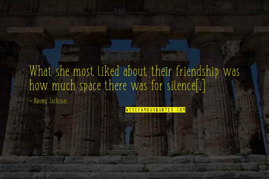 Galahad Threepwood Quotes By Naomi Jackson: What she most liked about their friendship was