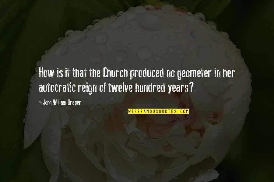 Galeppi Cattle Quotes By John William Draper: How is it that the Church produced no
