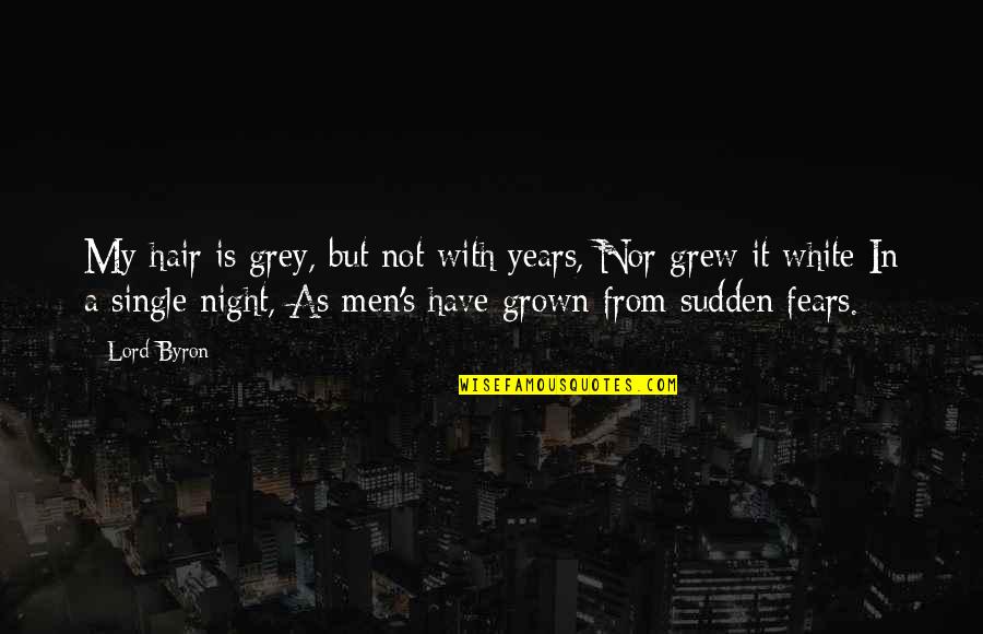 Galinstan Liquid Quotes By Lord Byron: My hair is grey, but not with years, Galinstan Liquid Quotes By Lord Byron: My hair is grey, but not with years,