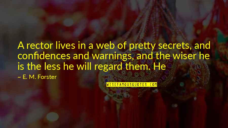 Gambling Addictions Quotes By E. M. Forster: A rector lives in a web of pretty Gambling Addictions Quotes By E. M. Forster: A rector lives in a web of pretty