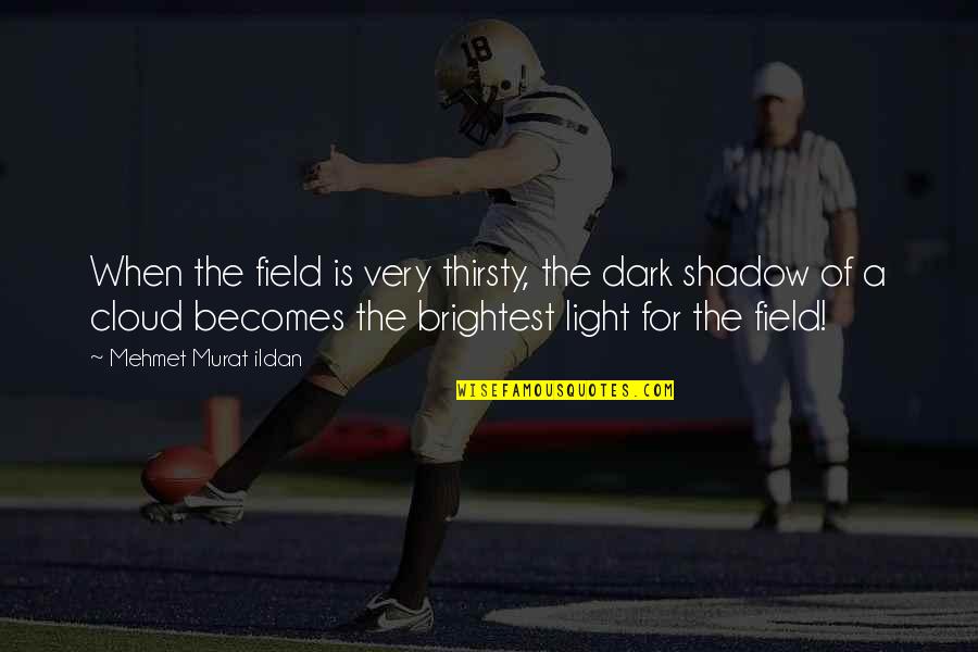 Gamecocks Basketball Quotes By Mehmet Murat Ildan: When the field is very thirsty, the dark Gamecocks Basketball Quotes By Mehmet Murat Ildan: When the field is very thirsty, the dark