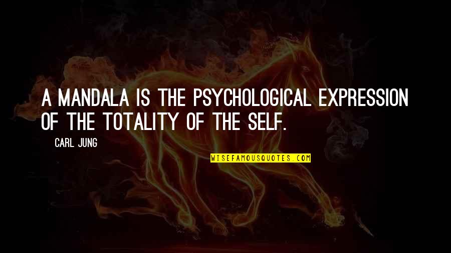 Games Shooting Games Quotes By Carl Jung: A mandala is the psychological expression of the