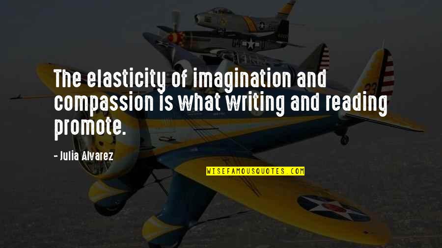 Gamitin Kasingkahulugan Quotes By Julia Alvarez: The elasticity of imagination and compassion is what