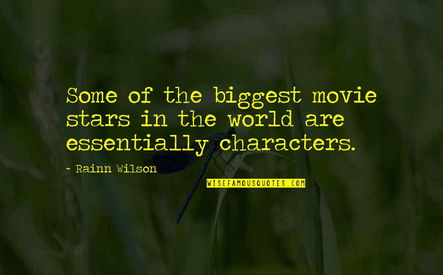Gamulin Drum Quotes By Rainn Wilson: Some of the biggest movie stars in the