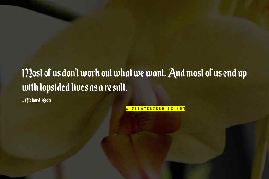 Ganda Hendathi Kannada Quotes By Richard Koch: Most of us don't work out what we Ganda Hendathi Kannada Quotes By Richard Koch: Most of us don't work out what we