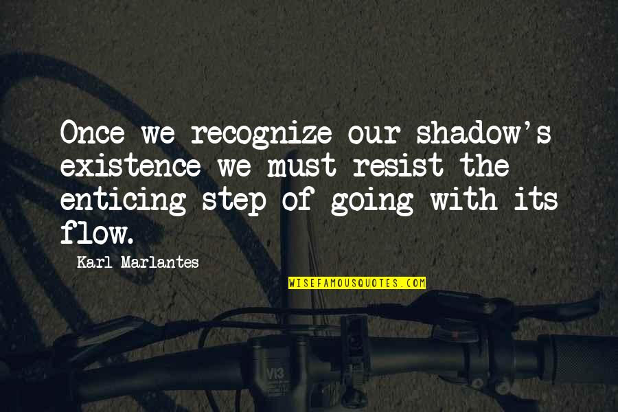 Gandhi Flower Quotes By Karl Marlantes: Once we recognize our shadow's existence we must Gandhi Flower Quotes By Karl Marlantes: Once we recognize our shadow's existence we must
