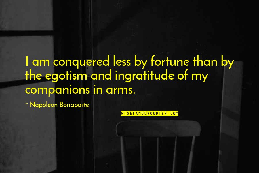 Gandirea Wikipedia Quotes By Napoleon Bonaparte: I am conquered less by fortune than by Gandirea Wikipedia Quotes By Napoleon Bonaparte: I am conquered less by fortune than by