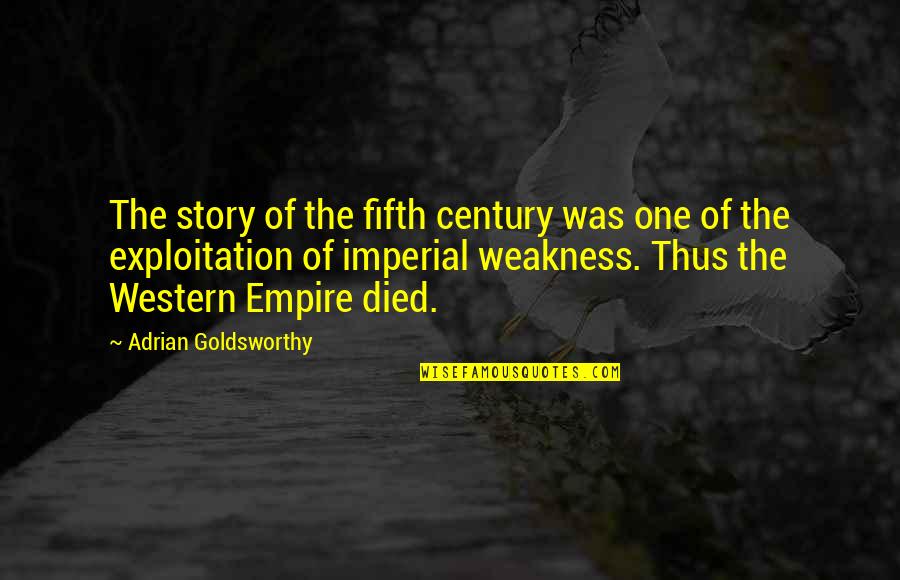 Gandona Quotes By Adrian Goldsworthy: The story of the fifth century was one Gandona Quotes By Adrian Goldsworthy: The story of the fifth century was one