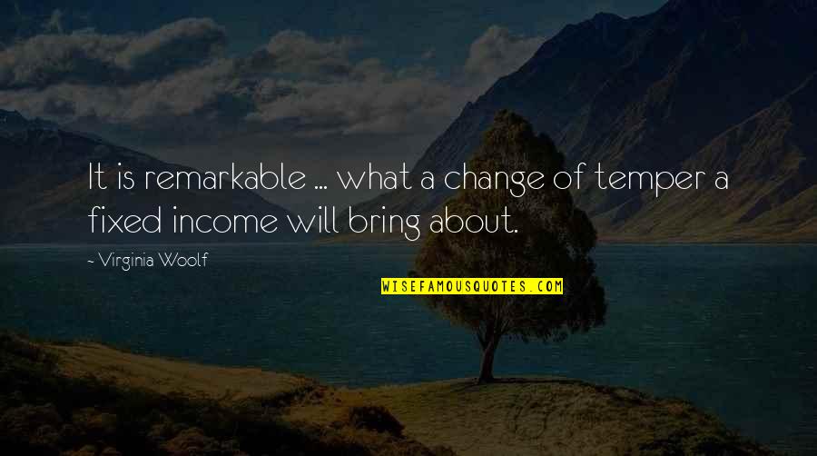 Gansons Quotes By Virginia Woolf: It is remarkable ... what a change of