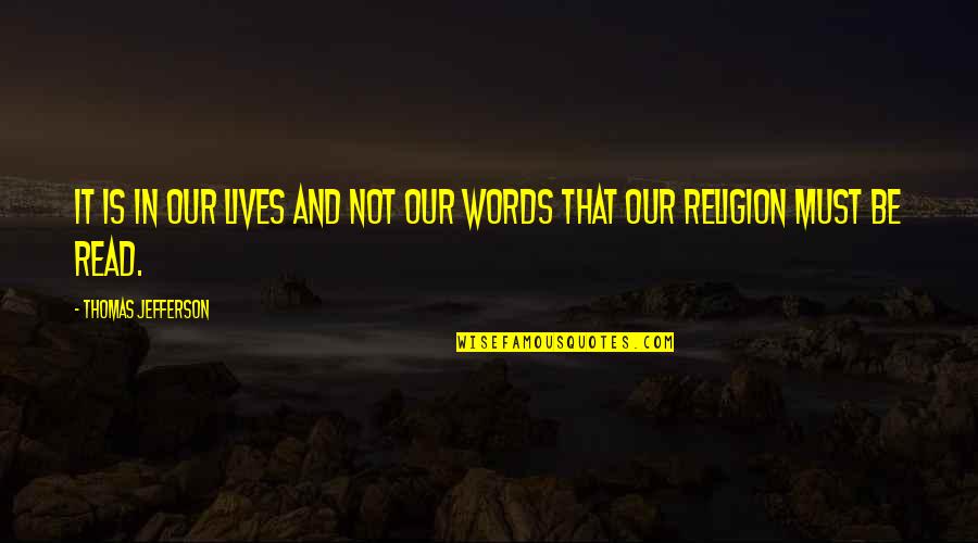 Gargano Quotes By Thomas Jefferson: It is in our lives and not our Gargano Quotes By Thomas Jefferson: It is in our lives and not our