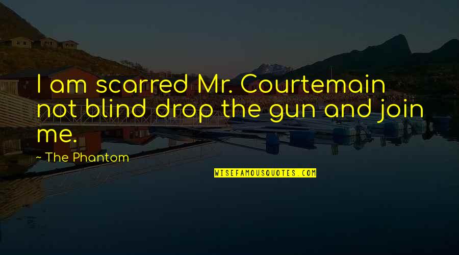 Garnachas Receta Quotes By The Phantom: I am scarred Mr. Courtemain not blind drop