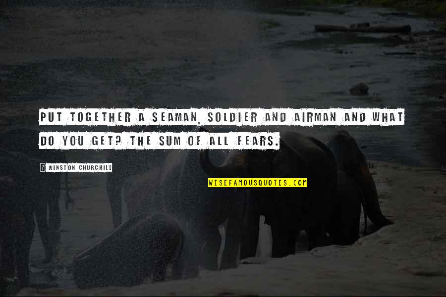 Garrabrant Excavating Quotes By Winston Churchill: Put together a seaman, soldier and airman and Garrabrant Excavating Quotes By Winston Churchill: Put together a seaman, soldier and airman and