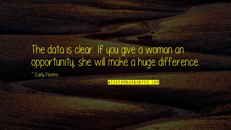 Garrek The Huntsman Quotes By Carly Fiorina: The data is clear: If you give a Garrek The Huntsman Quotes By Carly Fiorina: The data is clear: If you give a