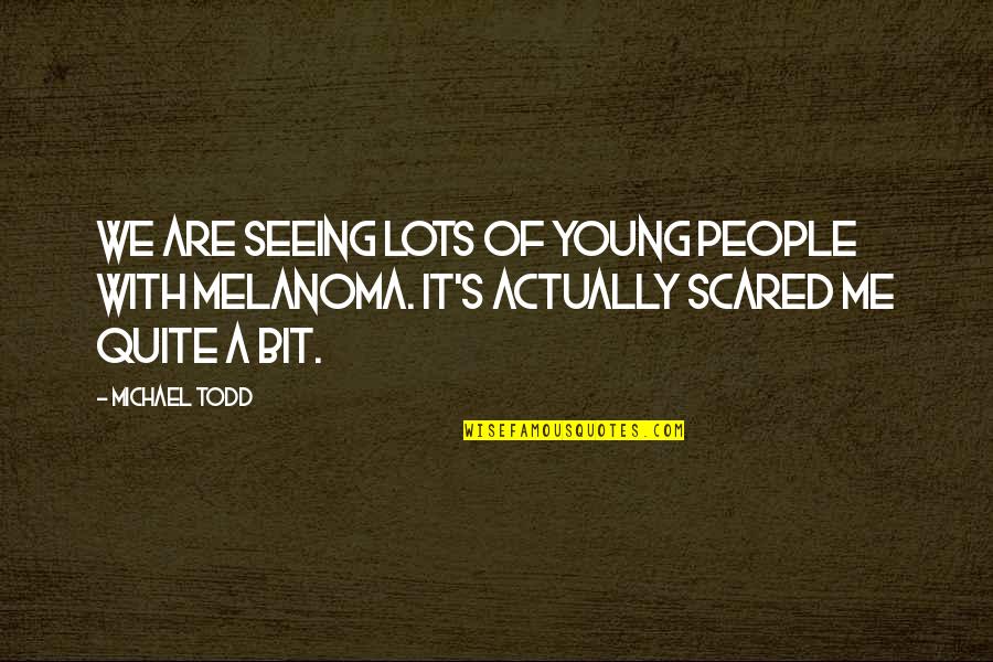 Gary Oldman The Professional Quotes By Michael Todd: We are seeing lots of young people with