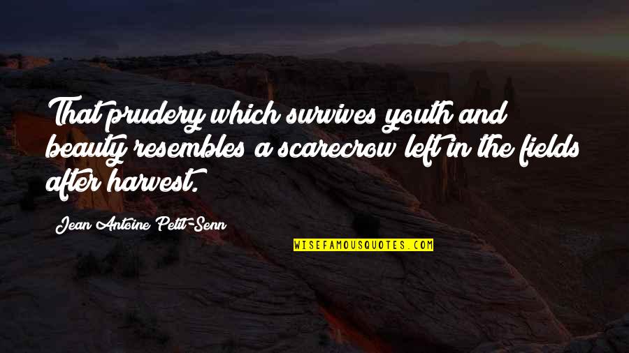 Gas Station Attendant Quotes By Jean Antoine Petit-Senn: That prudery which survives youth and beauty resembles