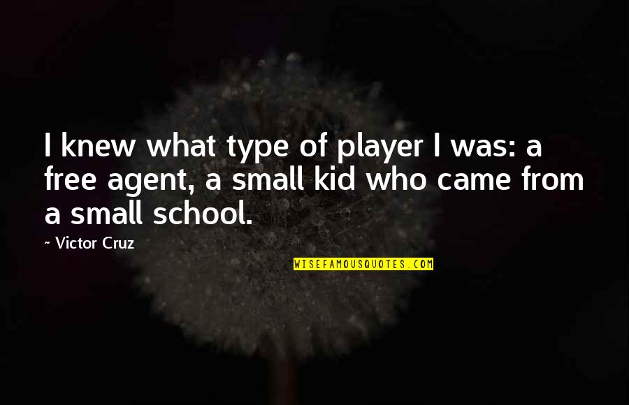 Gathering Of Israel Lds Quotes By Victor Cruz: I knew what type of player I was: Gathering Of Israel Lds Quotes By Victor Cruz: I knew what type of player I was: