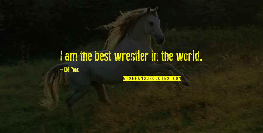 Gatsby Self Made Man Quotes By CM Punk: I am the best wrestler in the world.