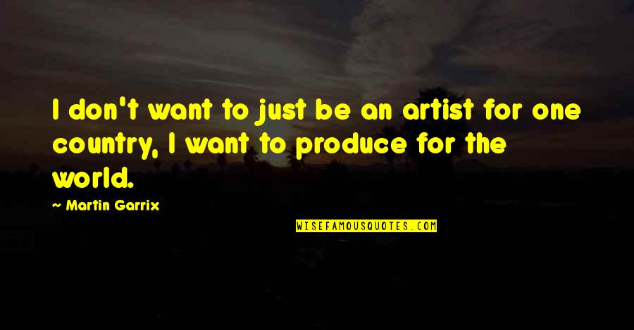 Gawthrop Toccata Quotes By Martin Garrix: I don't want to just be an artist