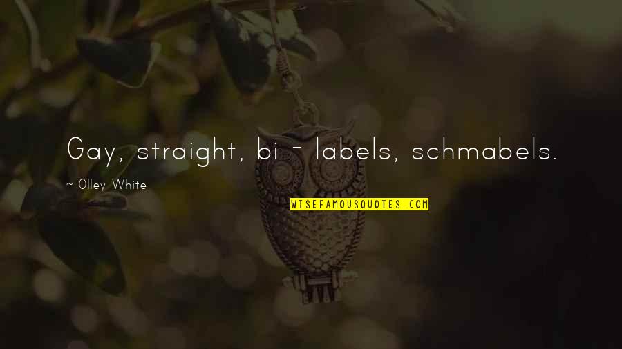 Gay Straight Quotes By Olley White: Gay, straight, bi - labels, schmabels.