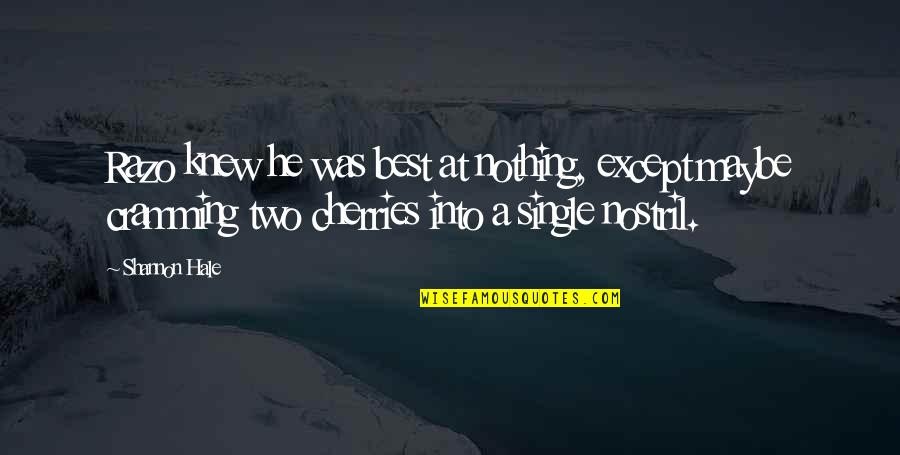 Gayatri Pariwar Quotes By Shannon Hale: Razo knew he was best at nothing, except