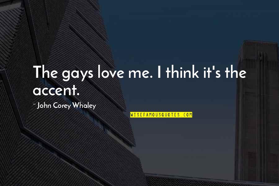 Gays Quotes By John Corey Whaley: The gays love me. I think it's the