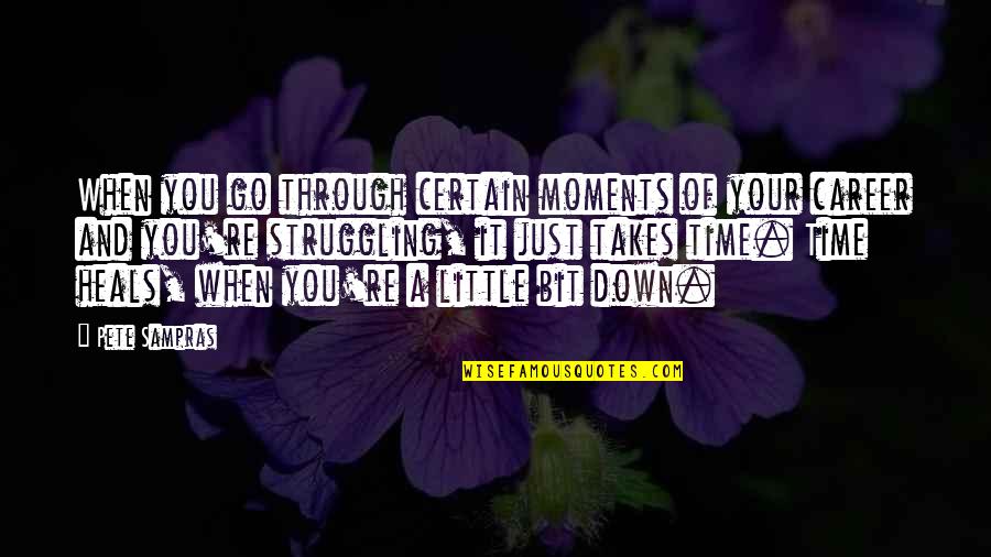 Geaney Solicitors Quotes By Pete Sampras: When you go through certain moments of your Geaney Solicitors Quotes By Pete Sampras: When you go through certain moments of your