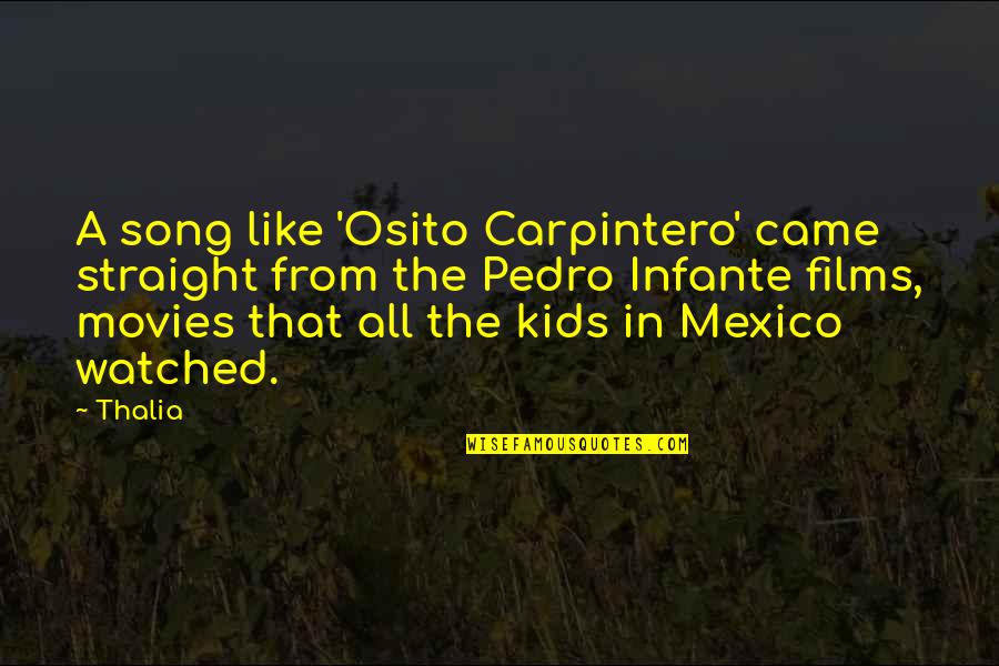 Gebrauchsanweisung Quotes By Thalia: A song like 'Osito Carpintero' came straight from